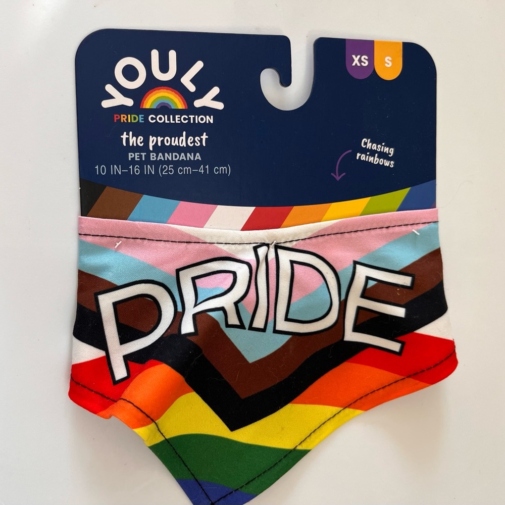 Youly Collection Vibrant Pride Pet Bandana from the Pride Collection